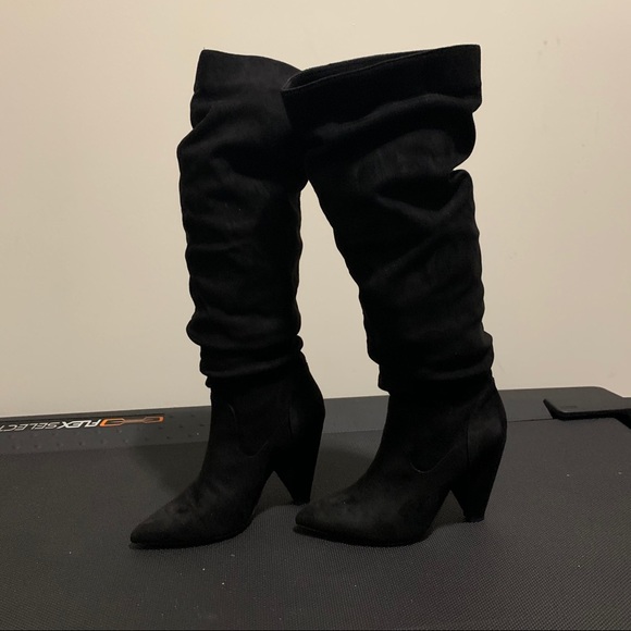 Forever21 faux suede Slouchy Boot - Picture 8 of 14
